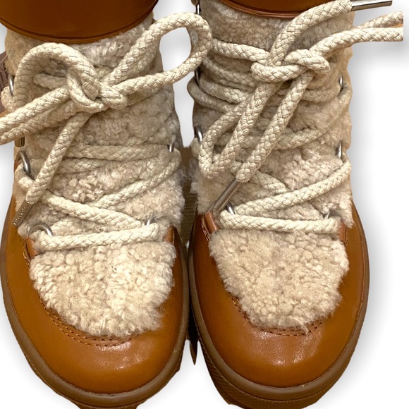 NEW COACH Women's Monroe Shearling Bootie size 8 - Picture 4 of 10